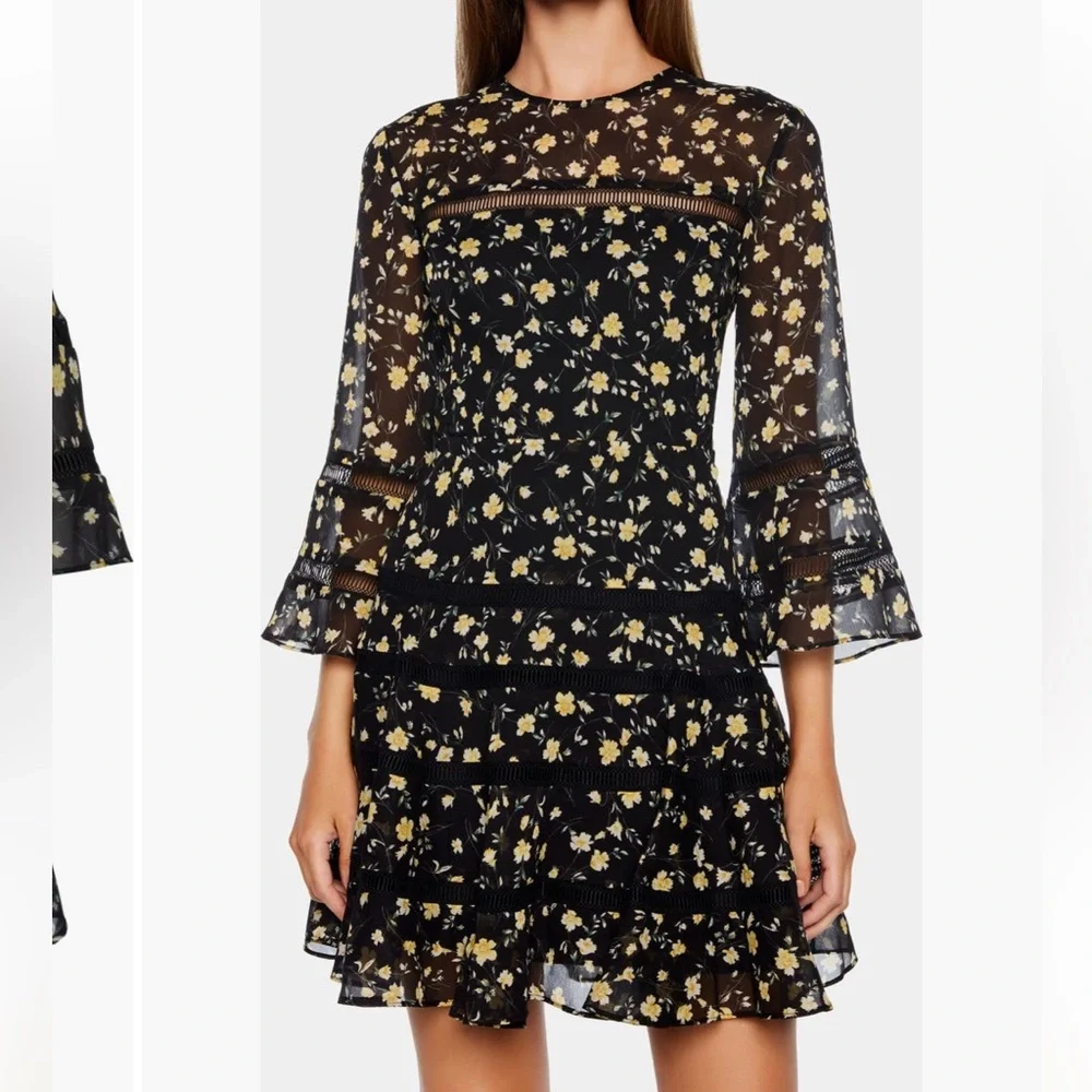 Bardot Poppy Print Mini Dress - New With Tags NWT! - Picture 12 of 12